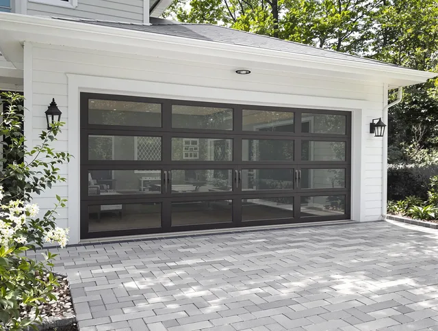 Wallingford Center Garage Door Repair design specialist presenting custom garage door options to Wallingford Center homeowner