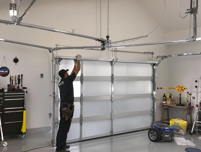 Wallingford Center Garage Door Repair certified team performing precision garage door installation in Wallingford Center