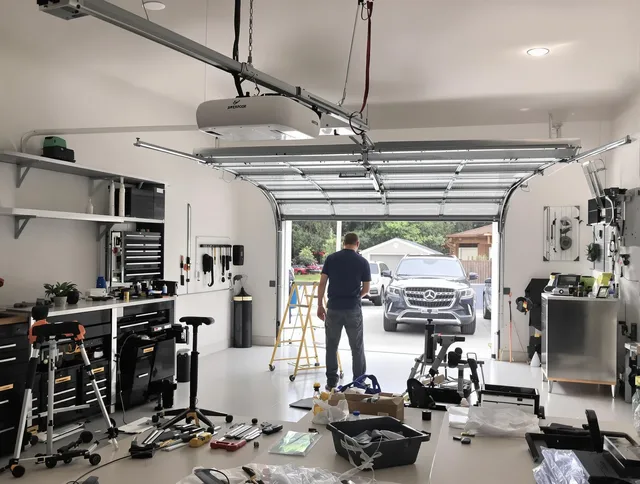 Garage door opener installation by Wallingford Center Garage Door Repair in Wallingford Center