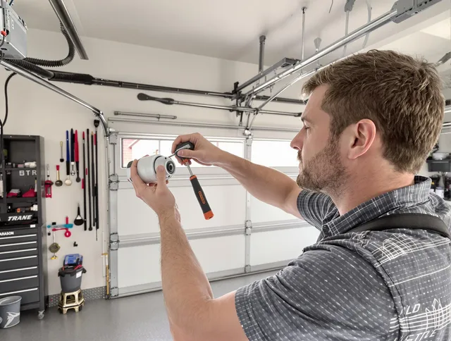 Garage door opener repair service by Wallingford Center Garage Door Repair in Wallingford Center
