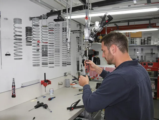 Wallingford Center Garage Door Repair safety certified technician performing precision spring replacement in Wallingford Center